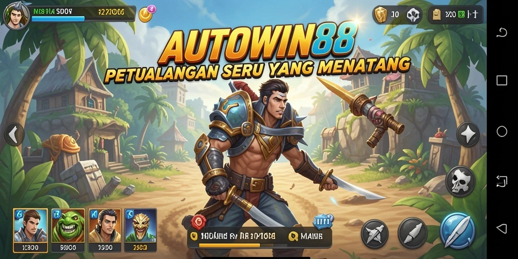 Gambar gameplay seru dari AUTOWIN88 menunjukkan misi petualangan yang mendebarkan.