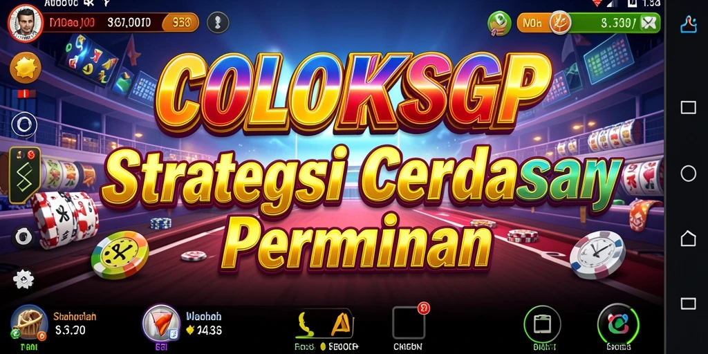 Tampilan gameplay menarik dari COLOKSGP yang menantang.