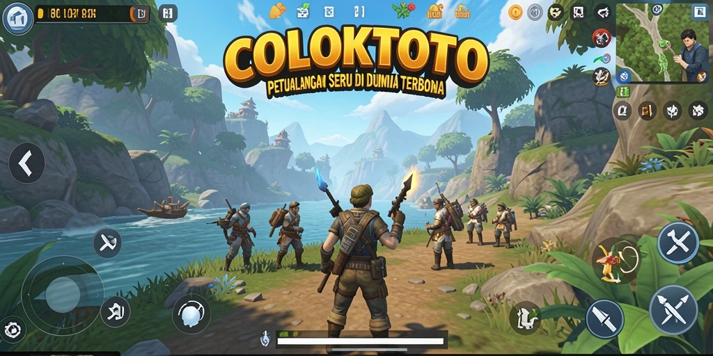 Tampilan gameplay seru di dunia terbuka COLOKTOTO.