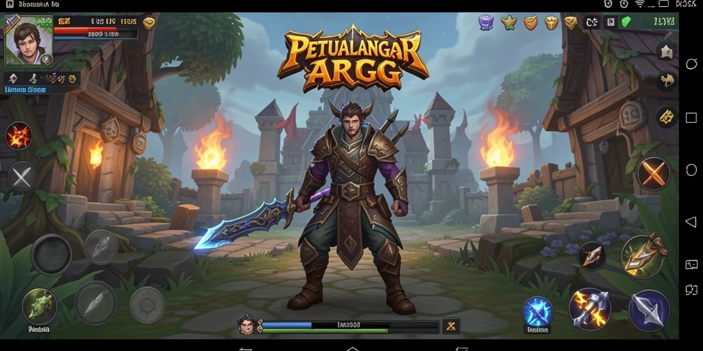 Tampilan gameplay D06 yang epik dan mendalam dalam dunia ARPG.