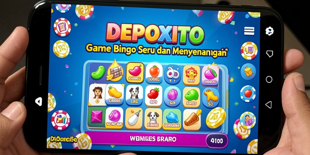 Screenshot gameplay DEPOXITO menampilkan keseruan bermain Bingo.