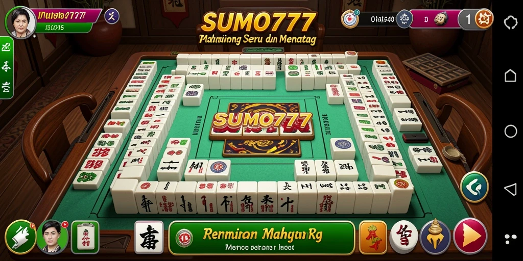 Tampilan menarik gameplay Mahjong di SUMO777