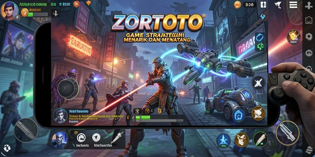 Tampilan menarik saat bermain game strategi ZORTOTO yang penuh aksi.